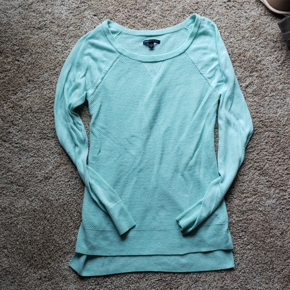 Blue knit American Eagle Sweater Size S